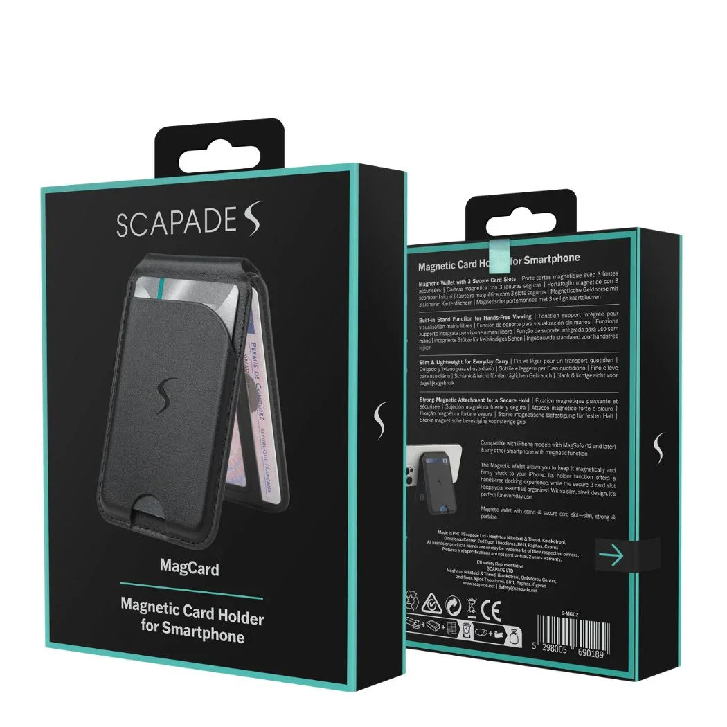 MagCard - Magnetic Card Holder – Slim Wallet with Kickstand for MagSafe
