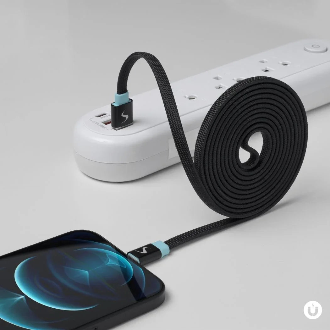 MagLink – Magnetische flache USB-C-Kabel (2M, USB-C & USB-A)
