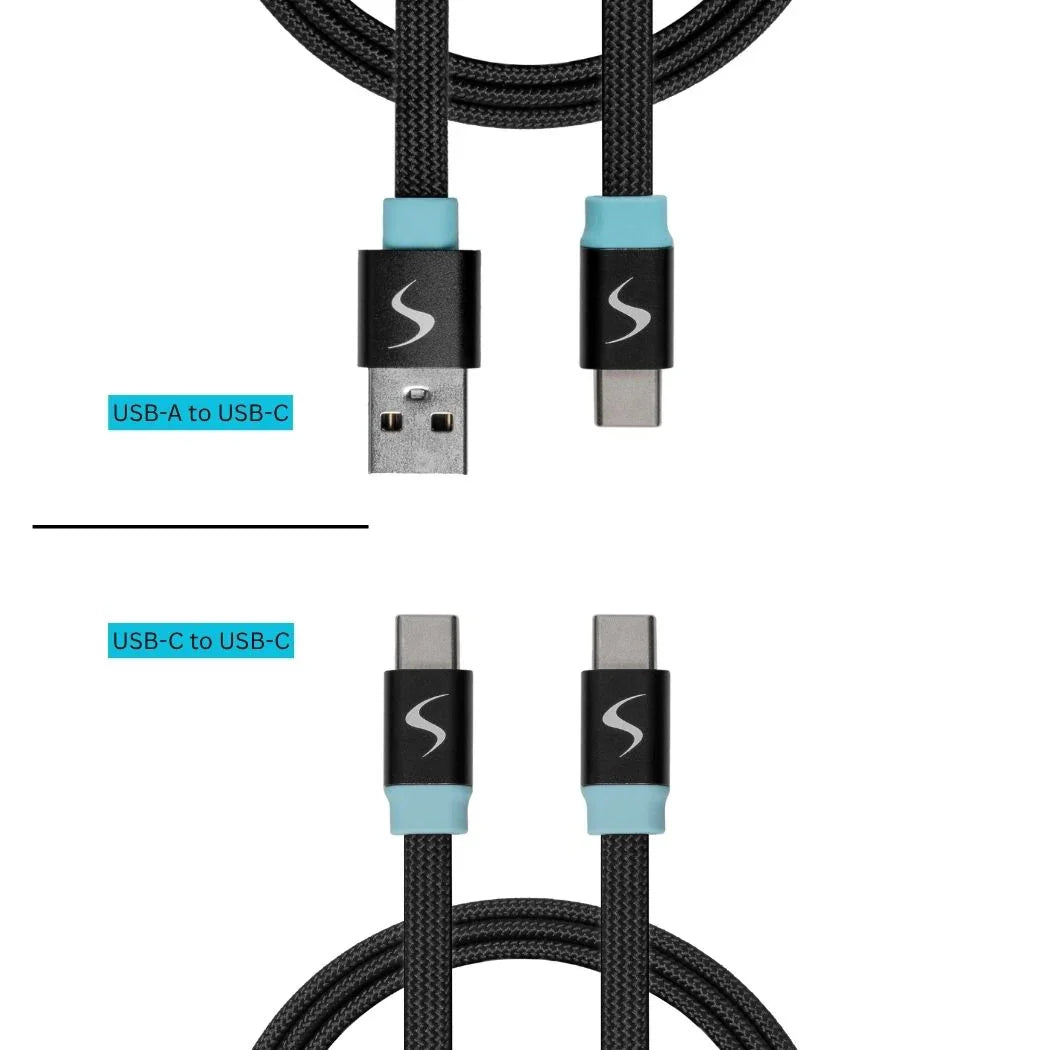 MagLink – Magnetische flache USB-C-Kabel (2M, USB-C & USB-A)
