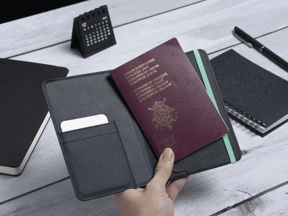 Kit de Equipaje de Mano - Equipaje de Cabina Aprobado por Aerolíneas, Cartera para Pasaporte y Powerbank 3 en 1