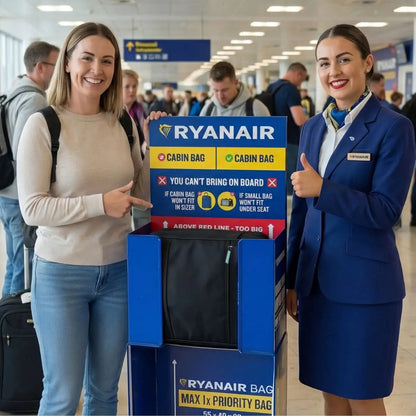 AirMini - Underseat Carry-on Bag with Wheels - Airline Approved ✈️
