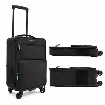 AirSlim - 4‑Wheel Collapsible Cabin Luggage - Airline Approved ✈️