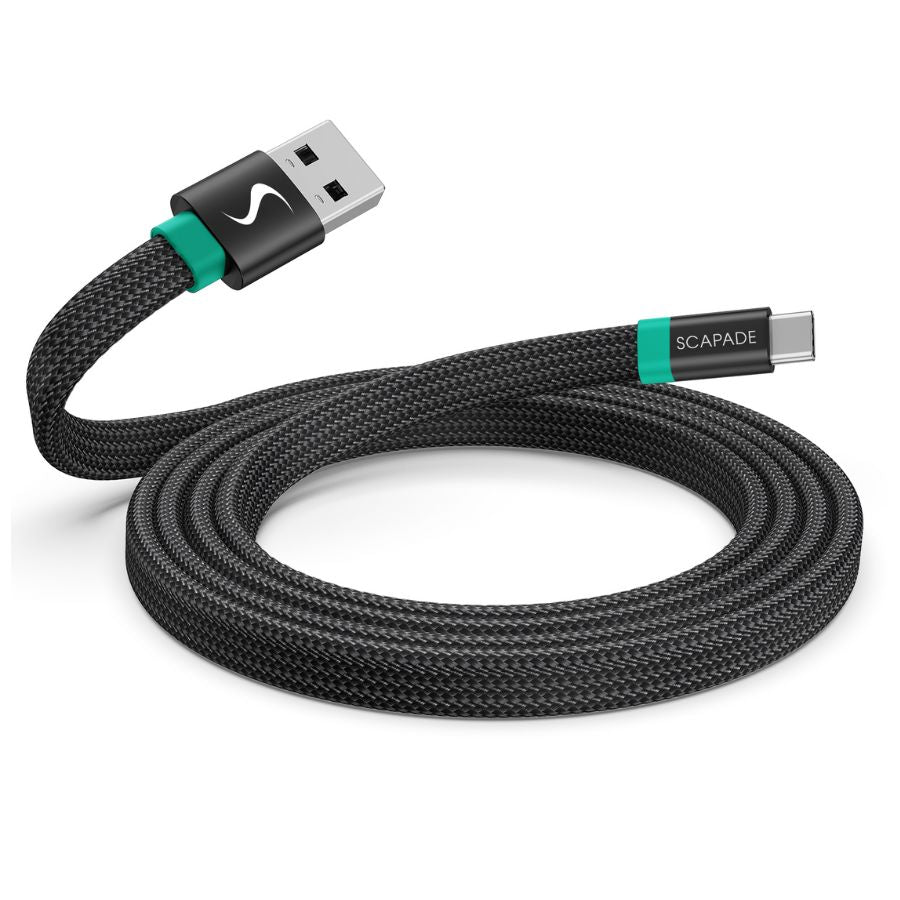 MagLink – Magnetic Flat USB-C Cables (1M & 2M, USB-C & USB-A)