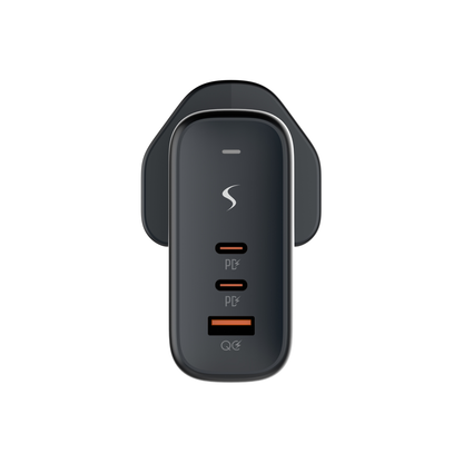 AirPower – Chargeur de voyage multi-USB 65W PD avec prises internationales