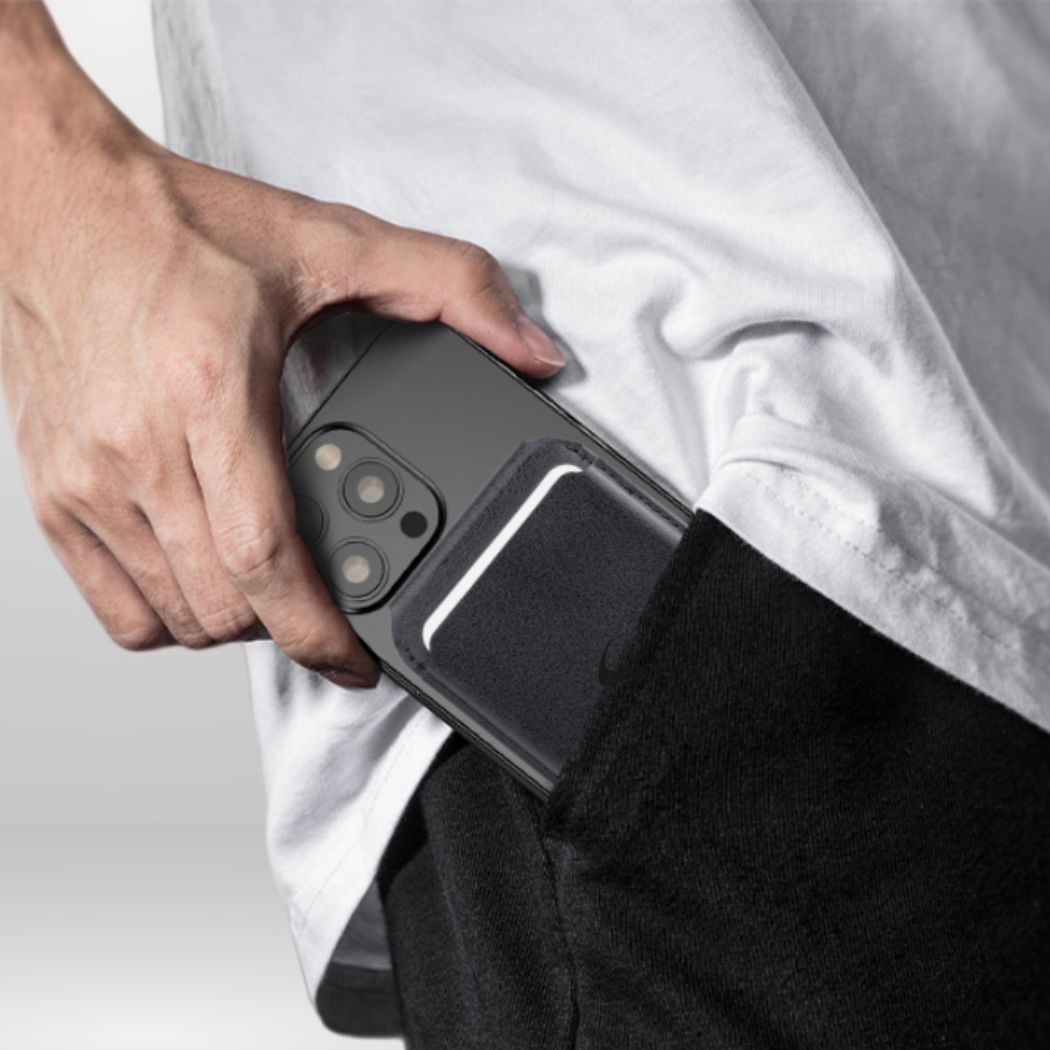 MagCard Pro – Magnetischer Kartenhalter mit Nachverfolgung. MagSafe-kompatibles Wallet mit Apple „Wo ist?
