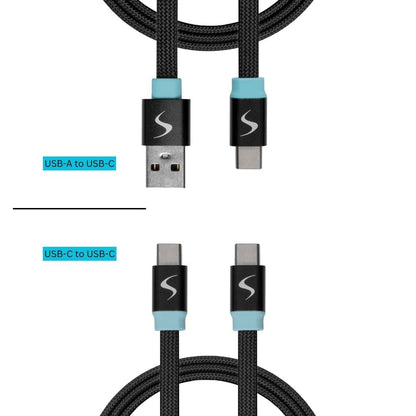 MagLink – Magnetische flache USB-C-Kabel (2M, USB-C & USB-A)