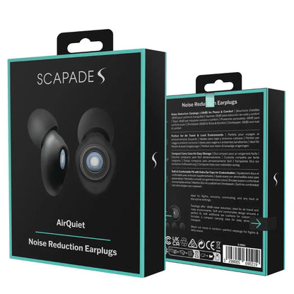 AirQuiet - Bouchons d'oreilles anti-bruit | Pour voyages en avion et usage quotidien