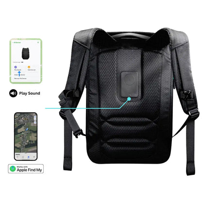 Scapade AirPack – Travel Backpack Compatible with Apple Find My™️ & TSA Lock